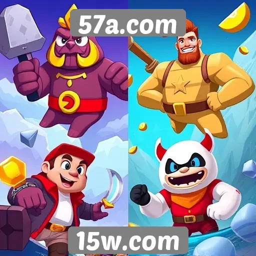 Comparação de jogos populares no 57a.com